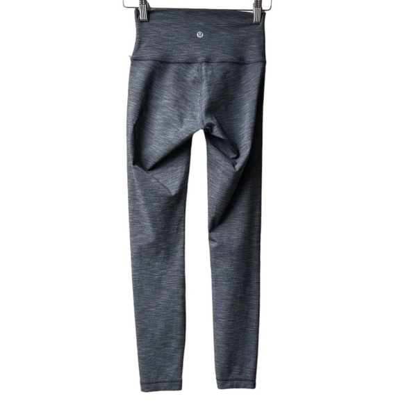 Lululemon Wunder Under Hi-Rise 7/8 Tight Full-On Luxtreme 25" Heathered Black 2 - Picture 8 of 15